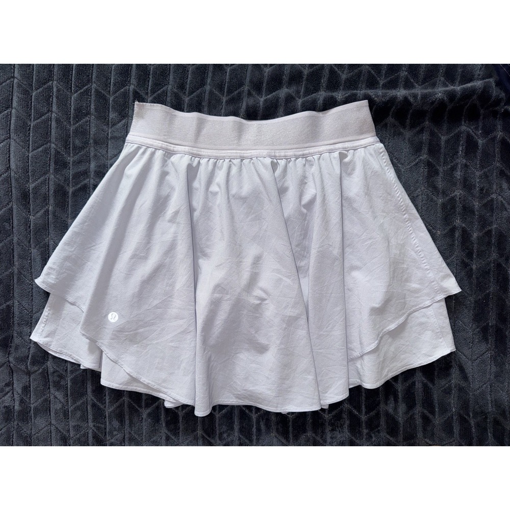 Lululemon Court Rival High-Rise Skirt Tennis Pickleball Light Blue Size 6